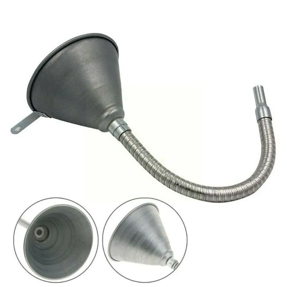 

Funnel Car And Motorcycle Iron Universal Funnel Car Car Machine Accessories Refueling Oil Funnel Engine Farm Motorcycle Fil Y9j5