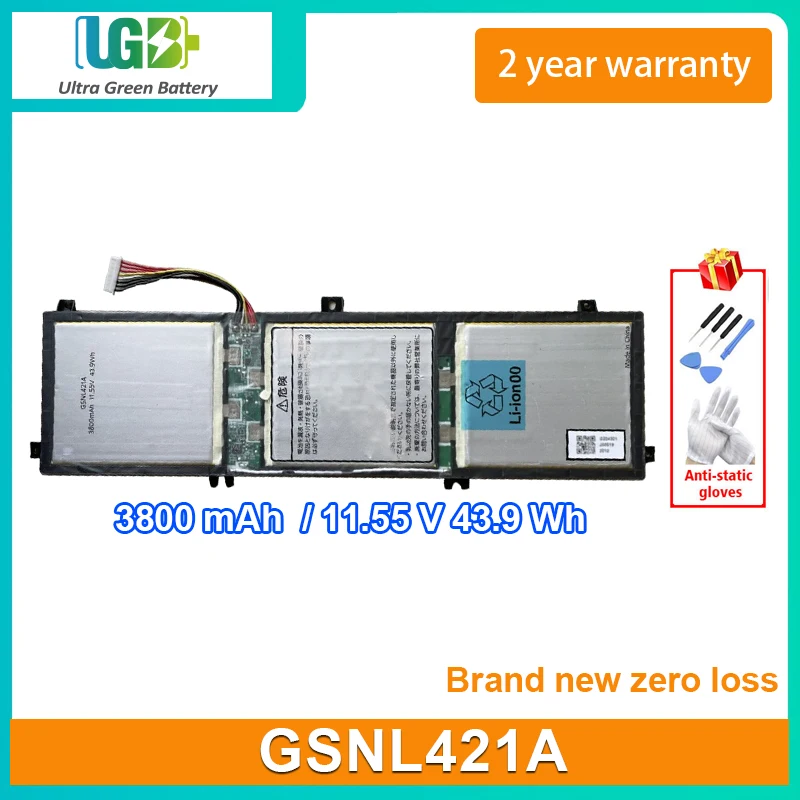 UGB New GSNL421A Laptop Battery For GSNL421A 11.55V 43.9Wh 3800mAh