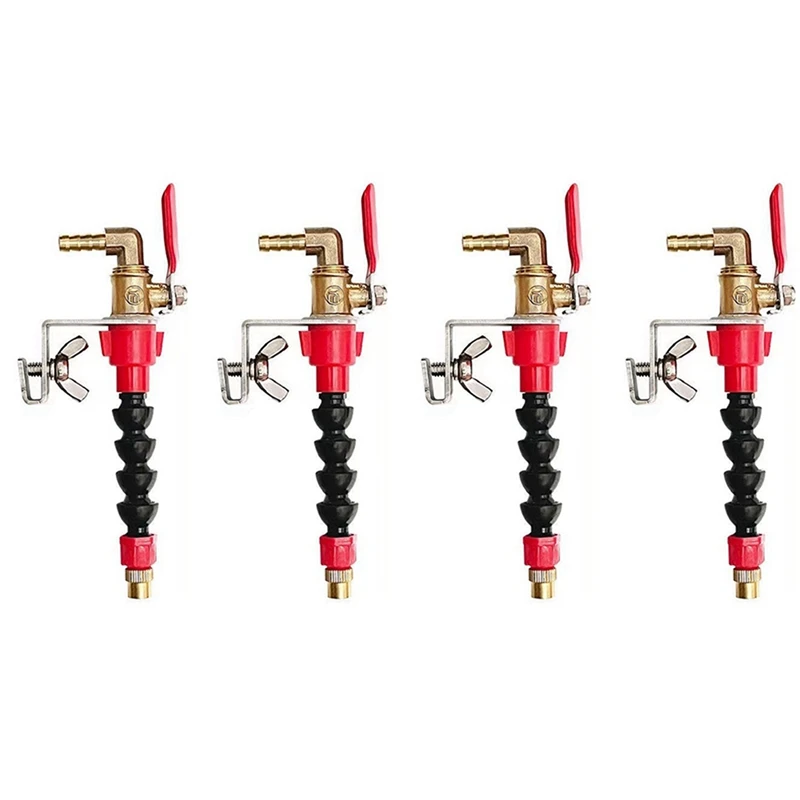 

4X Dust Remover Water Sprayer System Nozzle Coolant Misting For Marble Brick Tile Cutting Machine Angle Grinder