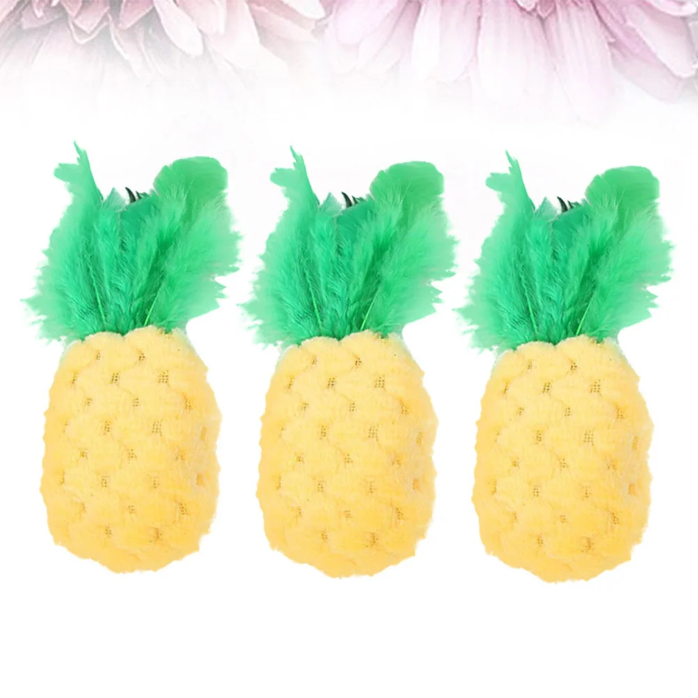 

Pet Catdog Excise Entertainment Teething Molar Chewing Training Interactive Fruits Scratching Plush Playing Bite Teaser