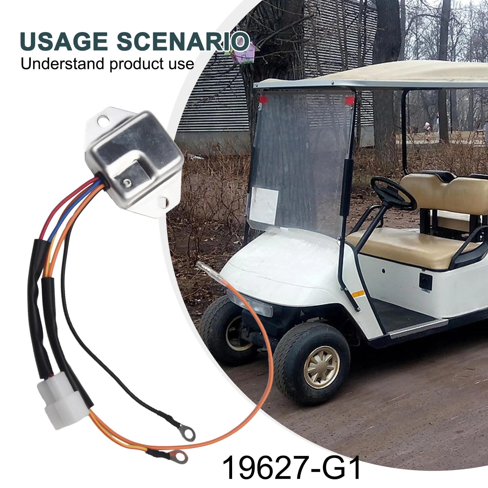 

Engine Ignitor Assembly Ignitor Assembly for EZGO Gas Golf Cart 1981 1990 2 Cycle High Quality Replacement Part