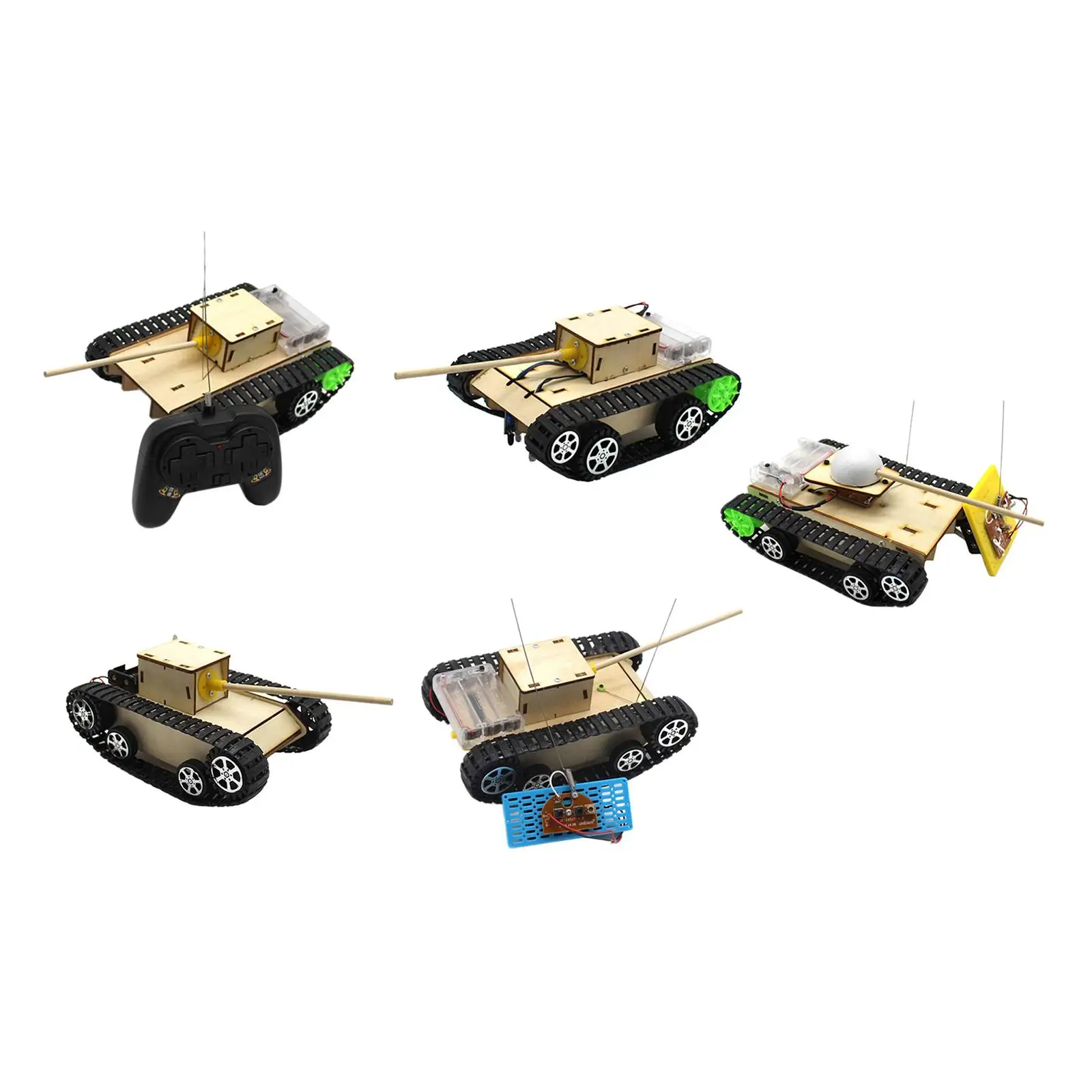 

DIY Wooden Science Experiment Kits Remote Tank Educational