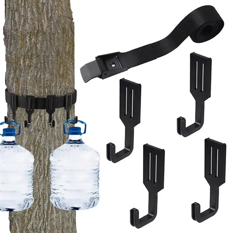 

Вешалка для ремня Treestand, держатель для аксессуаров с несколькими крючками для охотничьего снаряжения, крючки для снаряжения Treestand, подвесно...