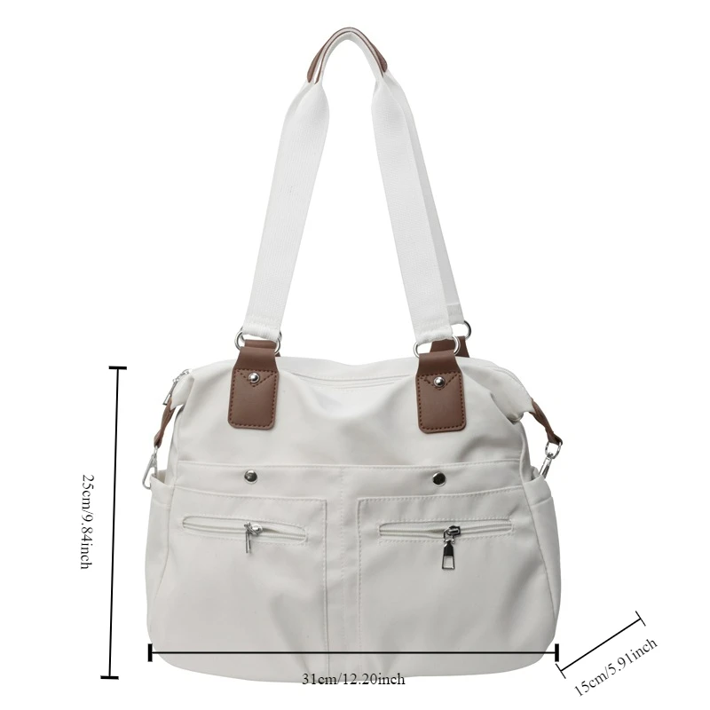 Универсальная повседневная парусиновая сумка Summah с небольшим карманом и