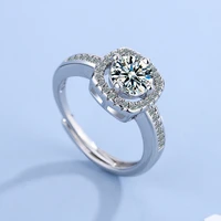 real 925 sterling silver diamond ring for women men origin anillos de wedding bands fl cut diamond jewelry gemstone anel box