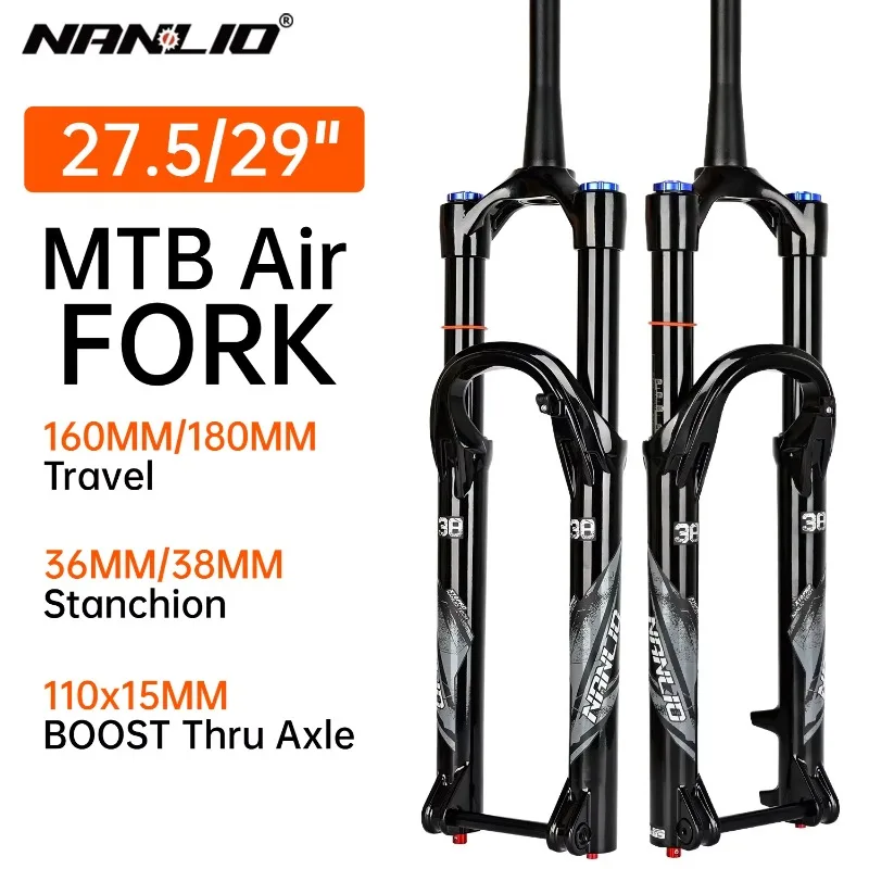 Фото Вилка NANLIO X10 PRO Oil-Air MTB 27.5/29