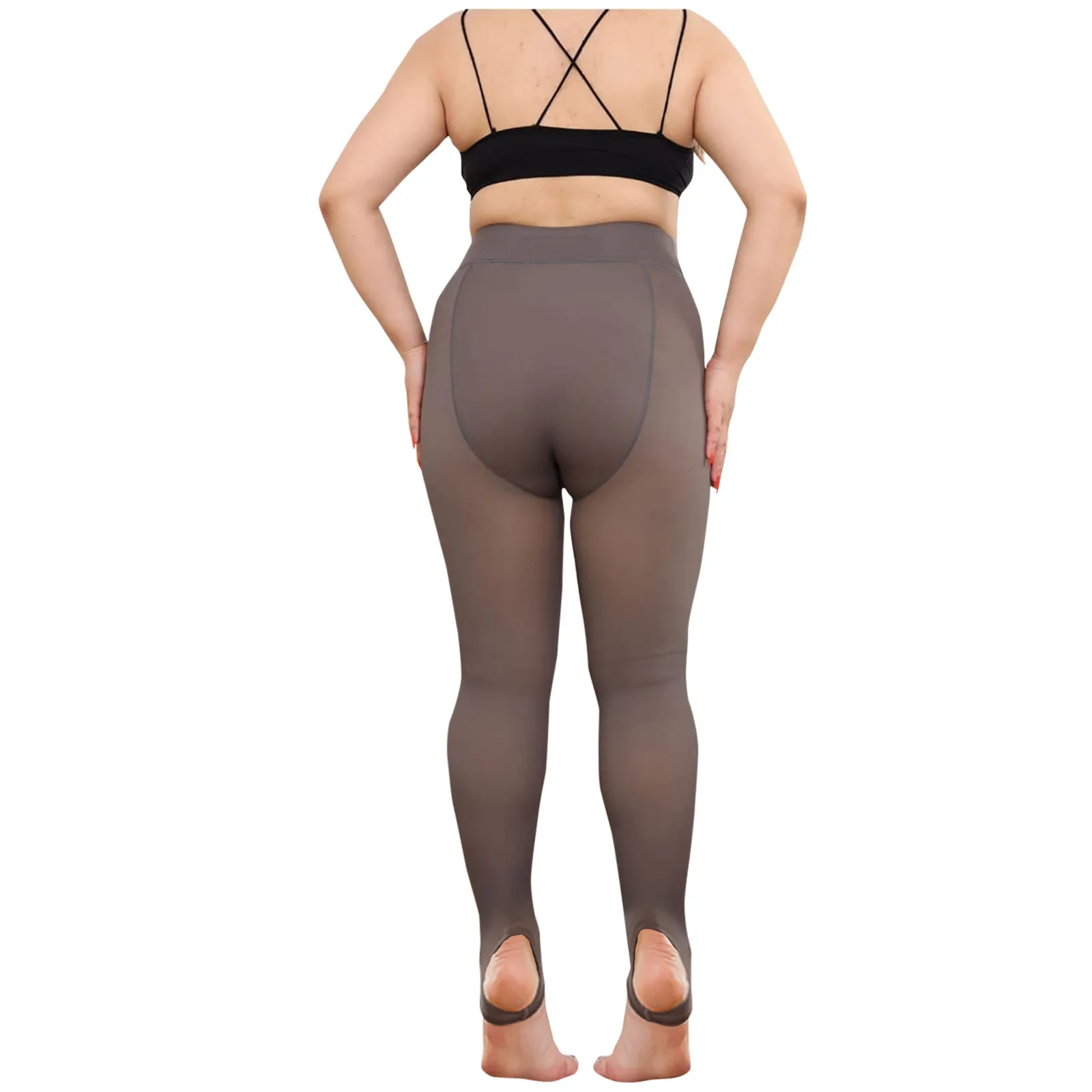 

Women Warm Flaw less Leg Fake Leggings Fake Pattern Tights for Women Sheer Warm Tights Textured Tights for Women