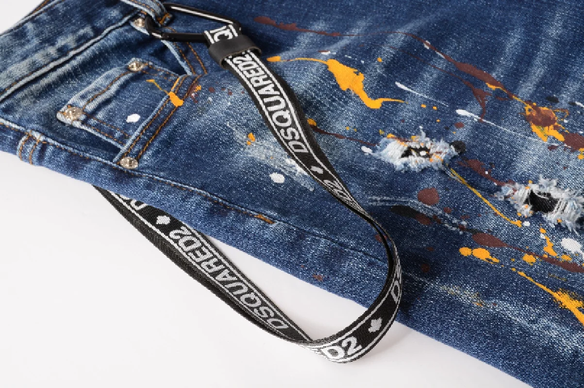 Mens Blue Denim Shorts Mens Summer Casual Slim Print Hole Knee Length Jeans High Quality Hip Hop Denim Shorts