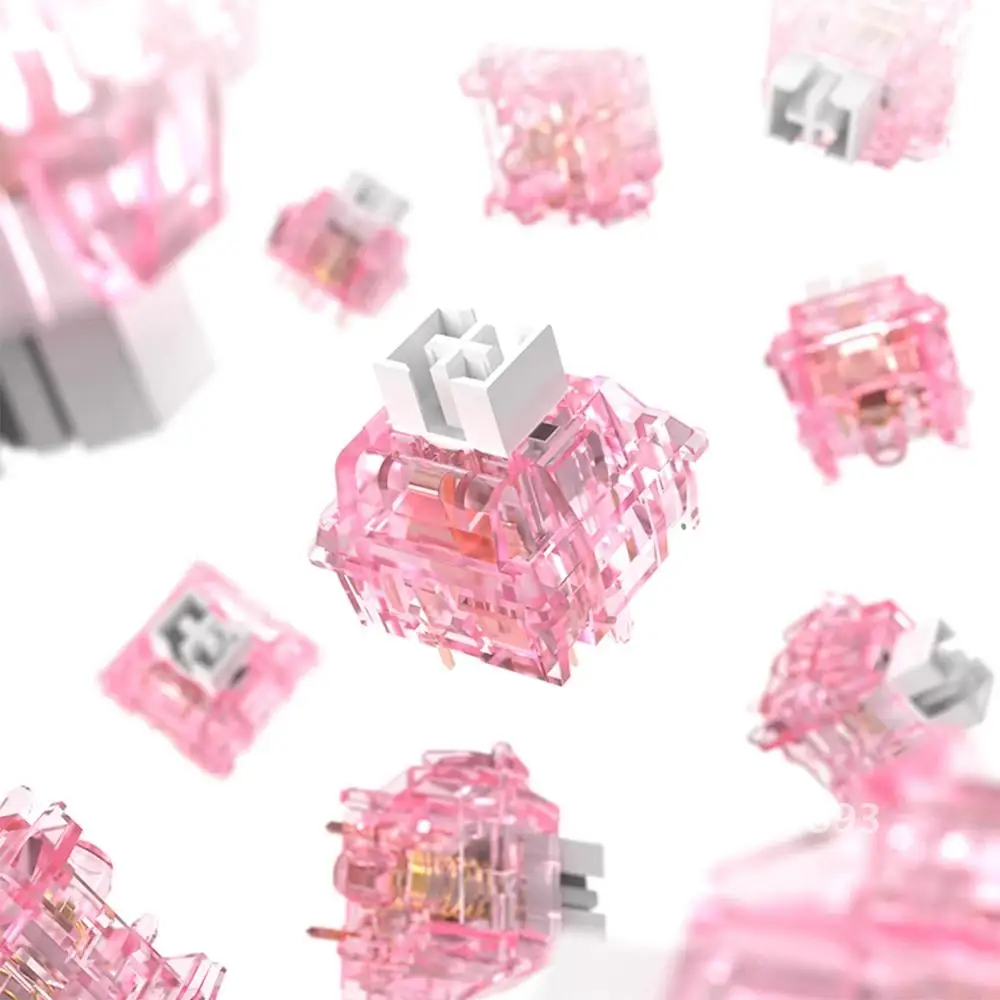 Волшебный цвет ZUOYA CIY Горячая замена механические пятиногие оси линейные розовые