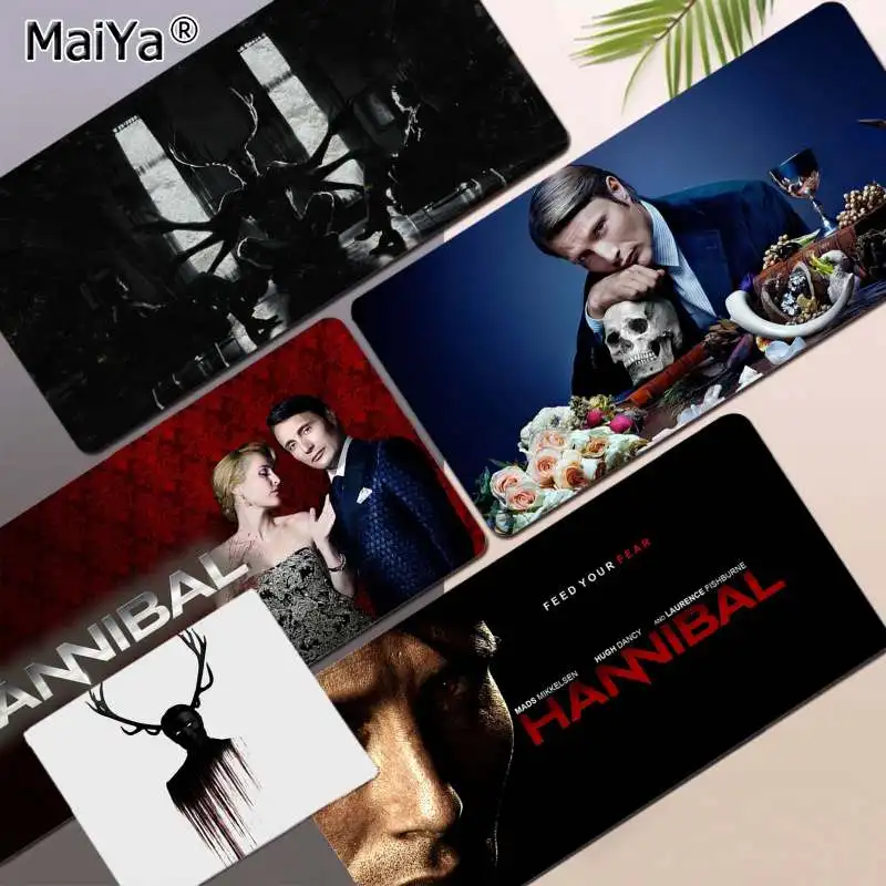 

MaiYa Hannibal Eat The Rude Boy Pad Office Mice Gamer Soft Mouse Pad Size For Keyboards Mat Boyfriend Gift
