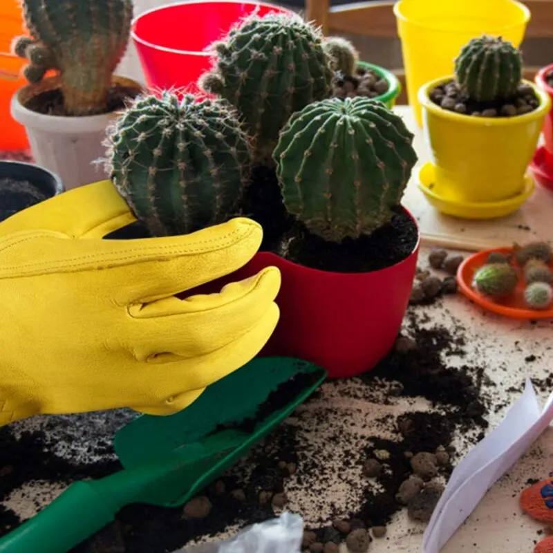 1 пара тяжелых садовых перчаток перчатки для обрезки с защитой от шипов и длинным