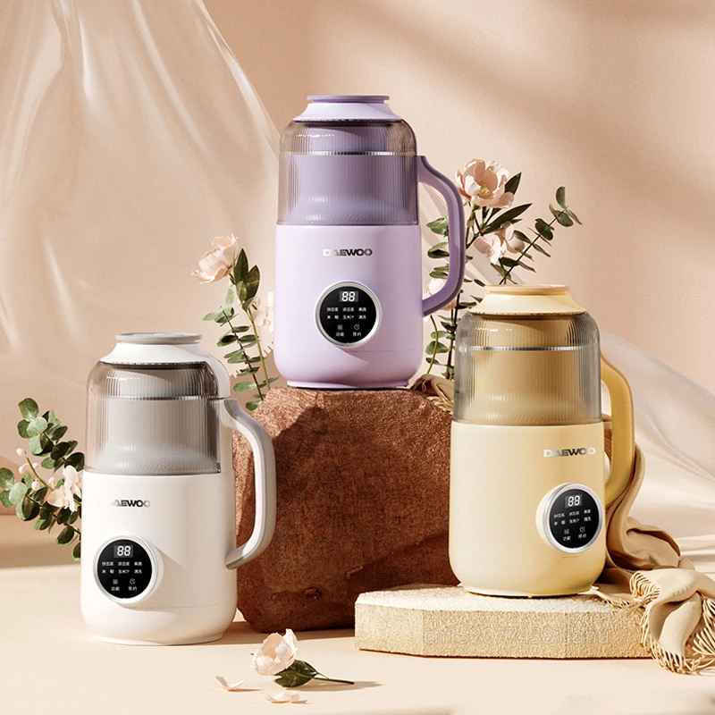 800ml Soy Milk Machine Low Noise Wall Breaking Machine Electric Juicer Portable Blender Home Soybean Milk Maker Rice Paste Maker