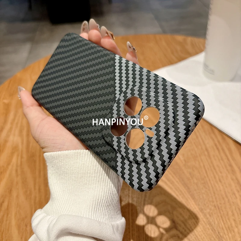 Фото Ультратонкий матовый чехол из углеродного волокна для ПК для Honor GT Pro Power X9c Smart 400 Lite, защита от отпечатков пальцев, жесткий чехол для камеры №3