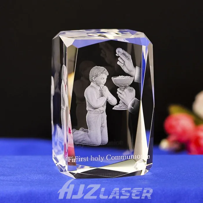 HJZ лазерный 3D кристаллический гравировальный станок для стекла кристаллических