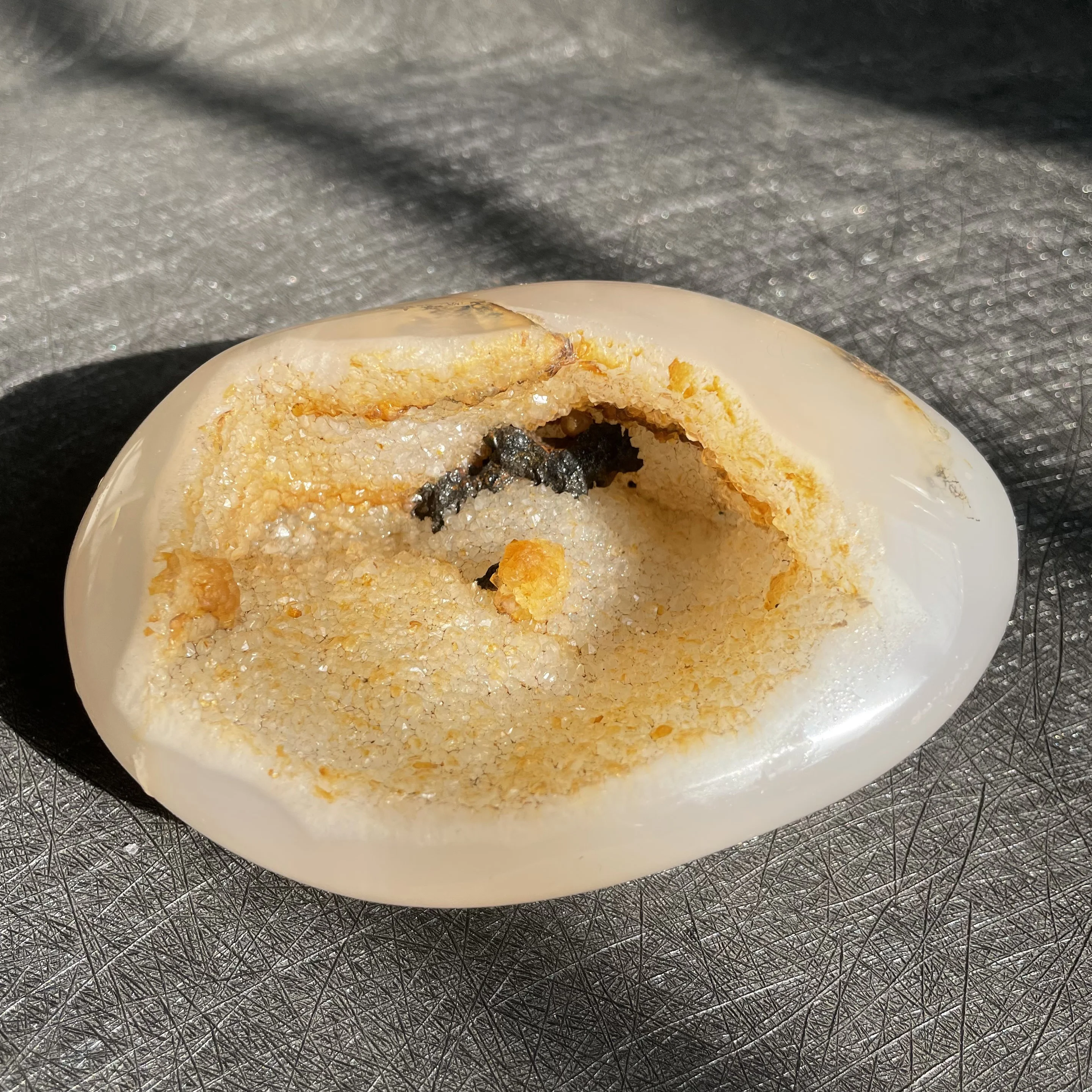 496 г натуральный фотомагнит, жеодовый Декор для дома, шероховатый полированный кварцевый кристалл, исцеление