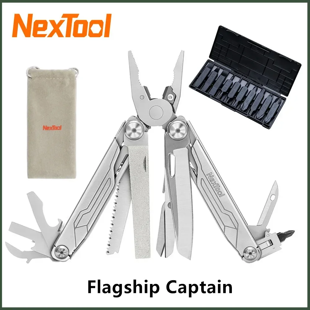 Карманный Мультитул NexTool 19 в 1 для повседневного использования плоскогубцы нож