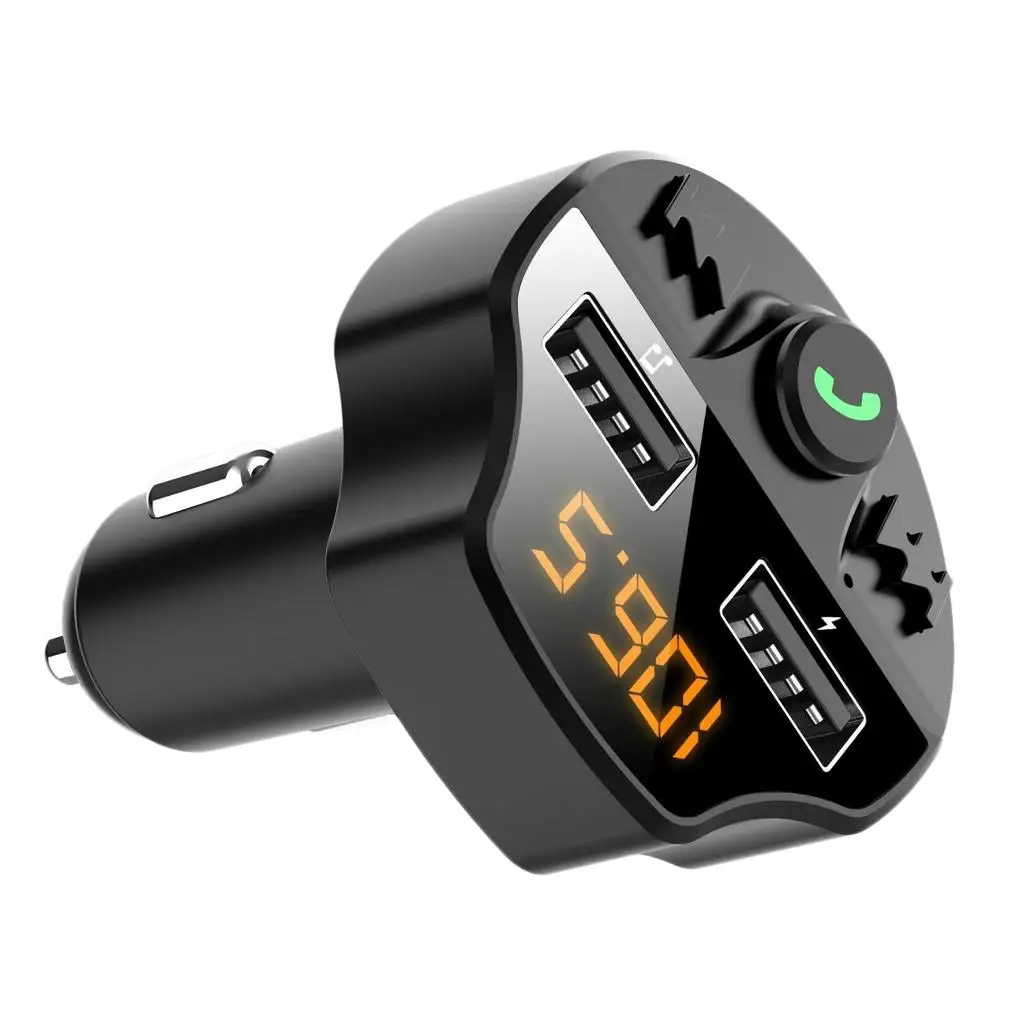 

Car Charger Twin Ports USB Charger Bluetooth Wireless AUX HandFree Kit