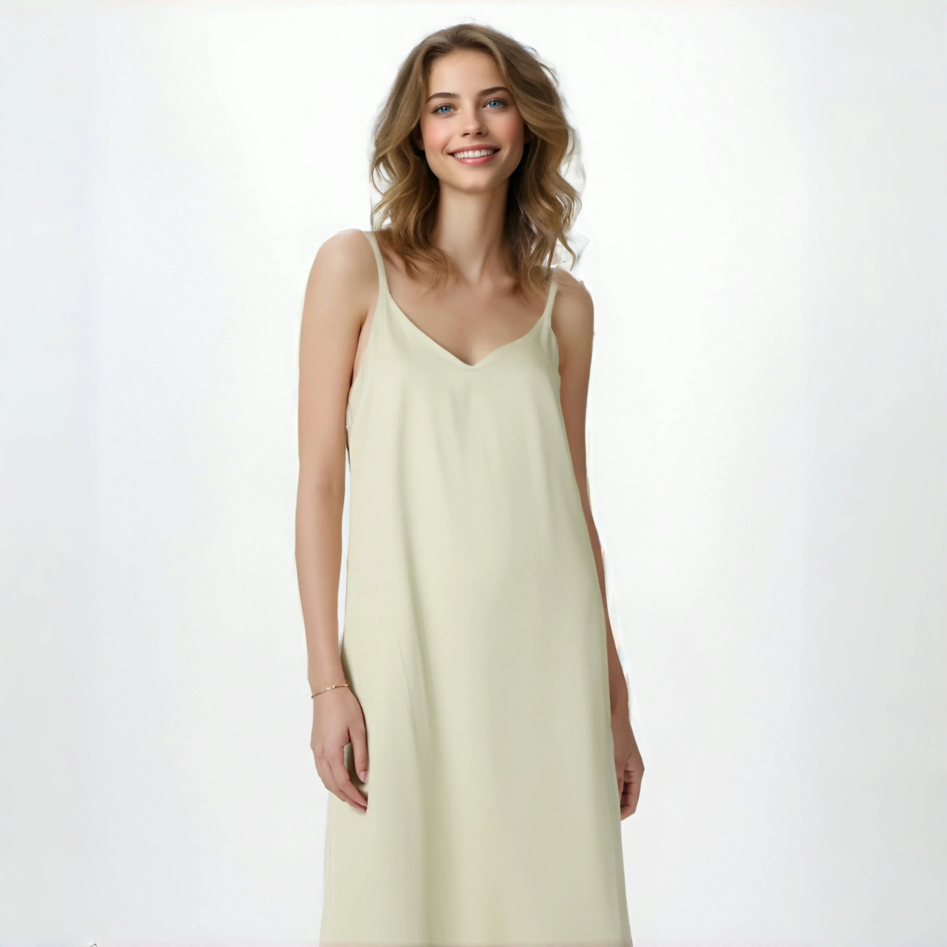 Женское атласное платье для выпускного вечера элегантное на тонких бретельках с