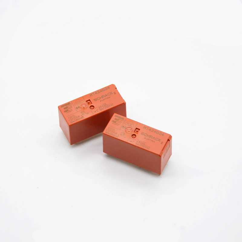 Реле мощности RT424005 RT424012 RT424024 5 в 12 В 24 В, 2 шт., новинка