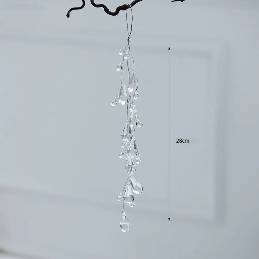 Прозрачные акриловые рождественские подвески