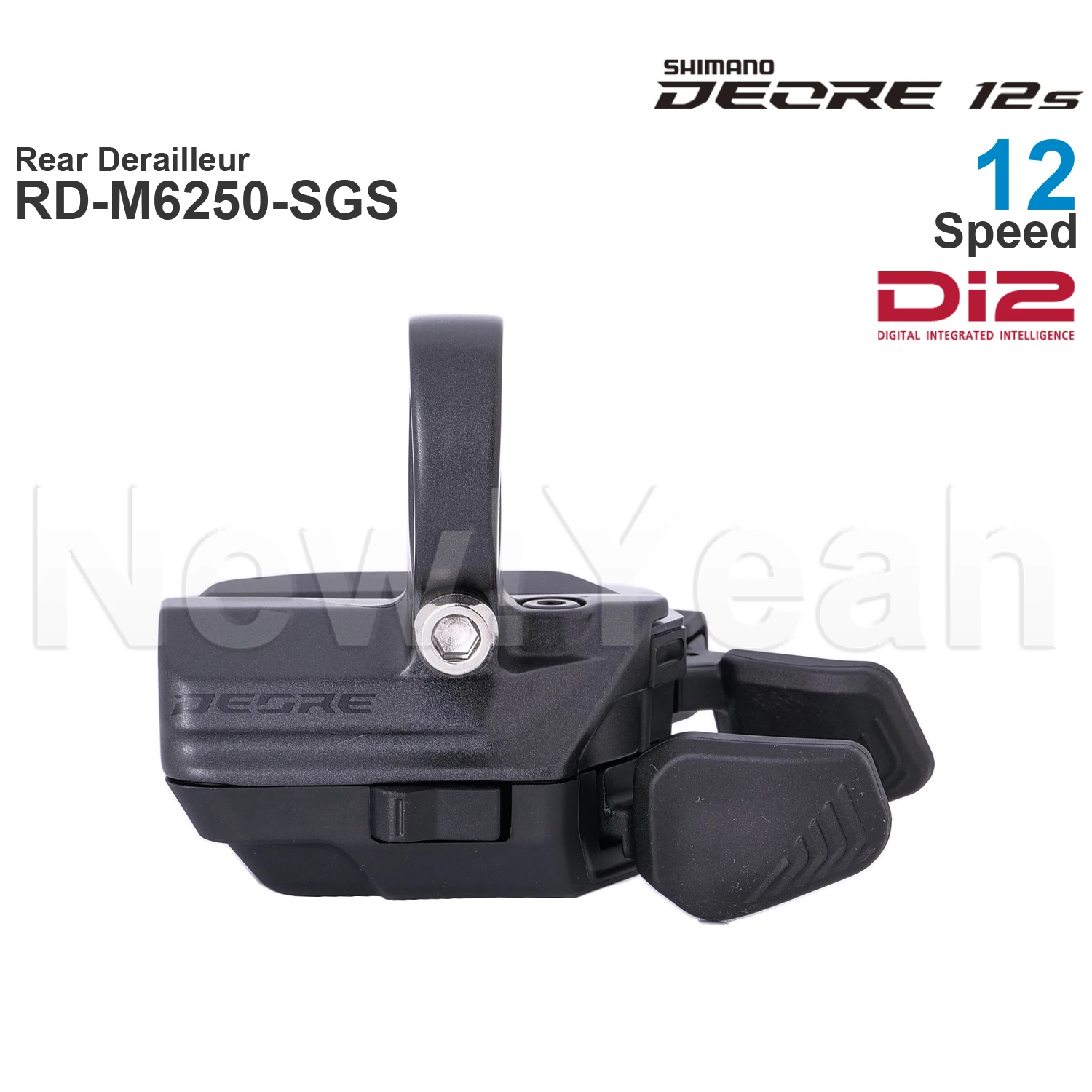 Фото Групсет SHIMANO DEORE M6200 SW-M6250-R RD-M6250 Di2 12-скоростной, EC-DN100 BT-DN320, оригинальные детали №3