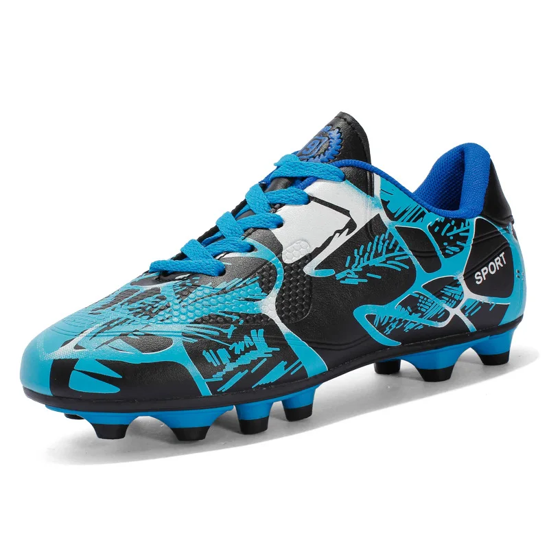 

Футбольная обувь FEDEX 163, низкие резиновые туфли с шипами и длинными шипами, спортивная обувь большого размера для подростков, для мужчин и женщин, AG