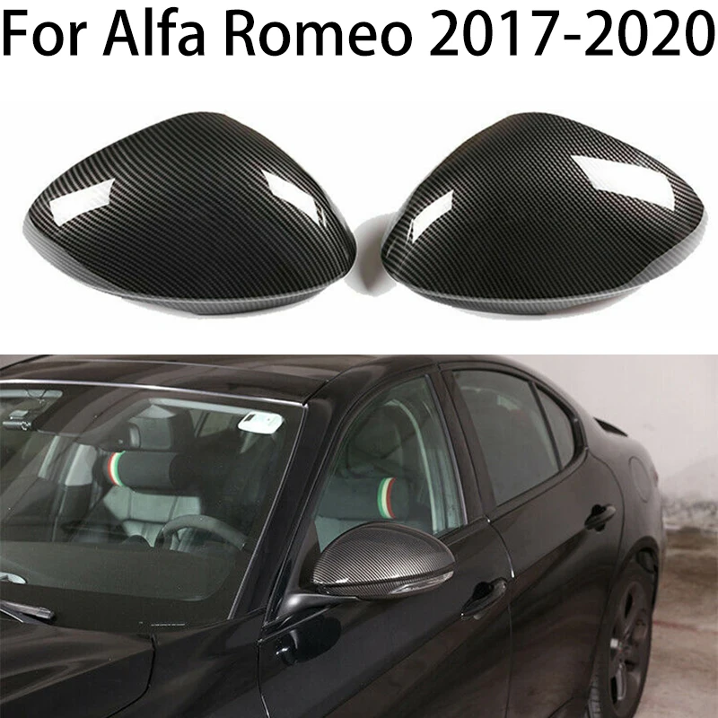 

Чехол для зеркала заднего вида Alfa Romeo Stelvio 2017-2020 ABS из углеродного волокна