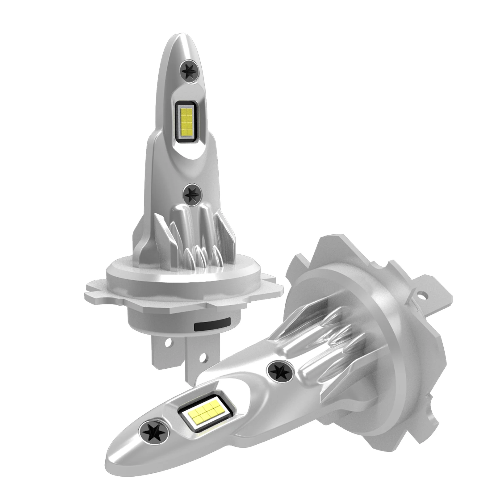 9000LM H7 Led Turbo 6000K 12V Лампа для фар Двойная медная трубка 90 Вт CSP автомобильных