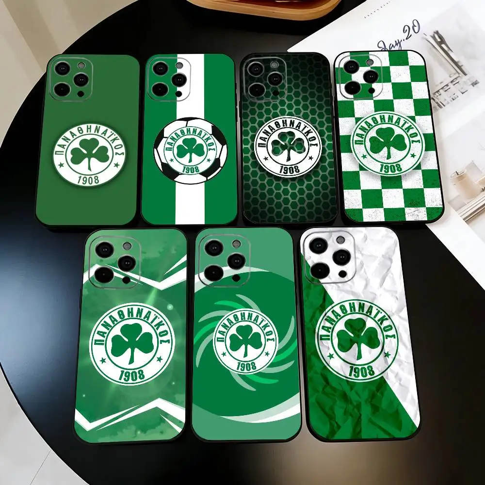 Фото Чехол для телефона ART P-Panathinaikos A-Athens PA для iPhone 17, 16, 15, 14, 13, 12, 11 Plus, Pro Max, XS, мягкий силиконовый, черный №1