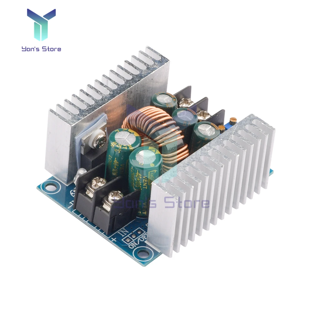 

DC 300W 20A CC CV Constant Current Adjustable Buck Converter Step Down Module LED Driver Power Electrolytic Capacitor Converter