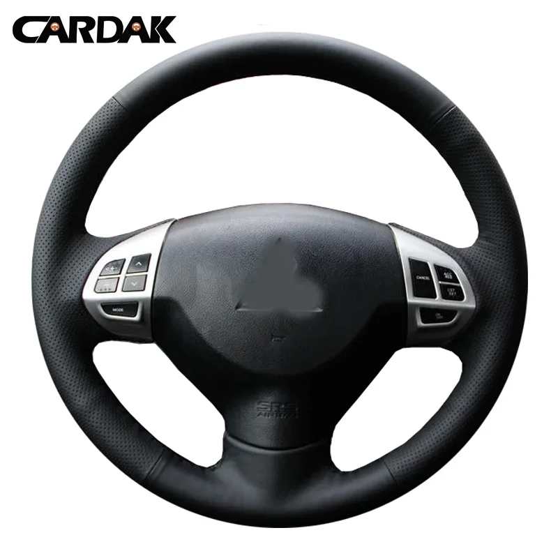 

Чехол на руль из искусственной кожи для Mitsubishi Lancer EX10 Lancer X Outlander ASX Colt Pajero Sport