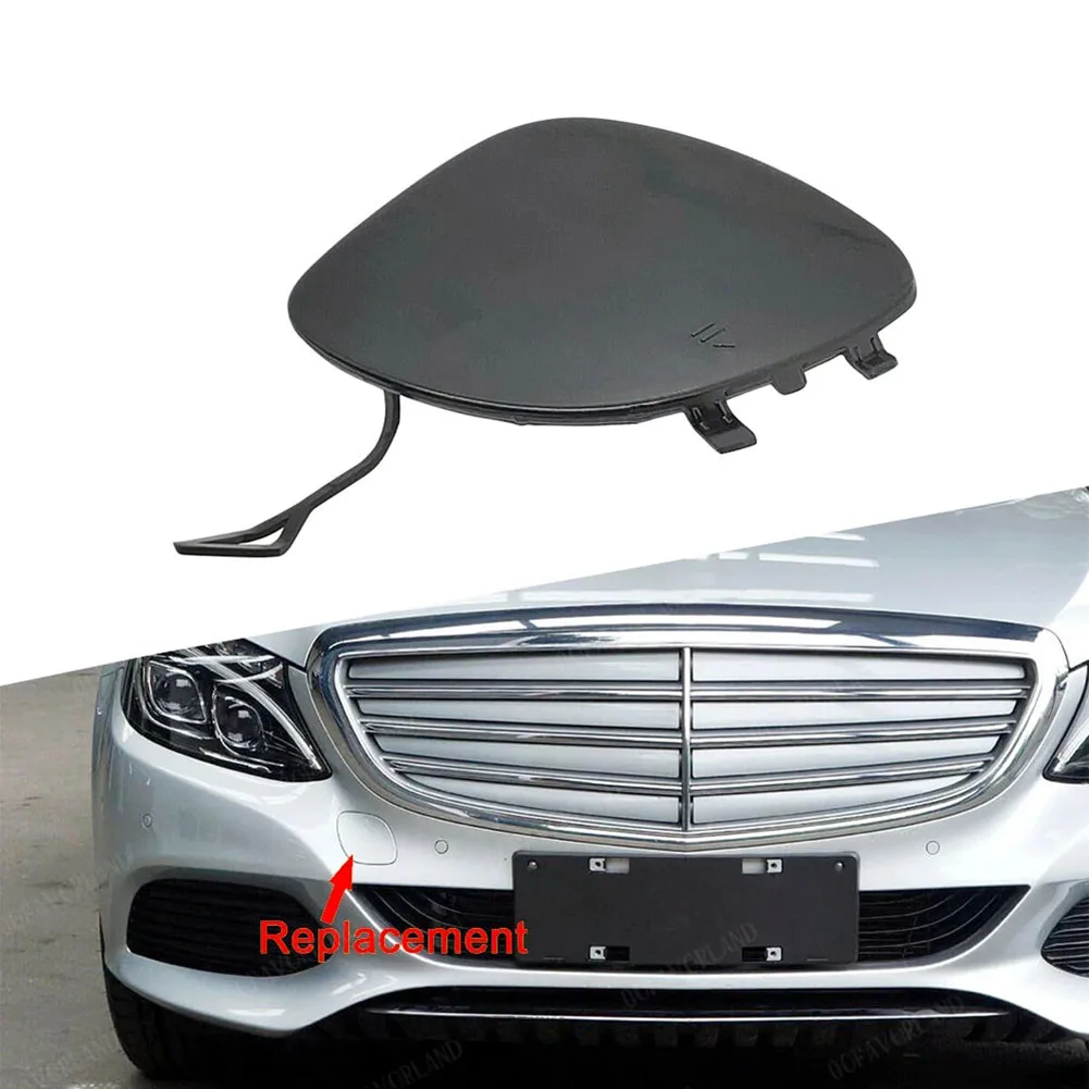 

1pc Car Front Bumper Tow Hook Cover For Mercedes C W205 C200/220/250/300/350/400 Sedan A2058850324 Towing Hook Hole Cover Cap