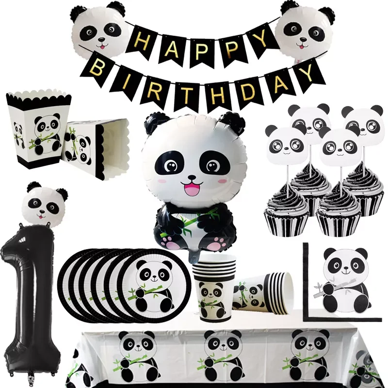 

Birthday Party Decoration Chinese Panda Theme Party Animal Inflatable Panda Balloons Baby Shower Kids Birthday Party Supplies