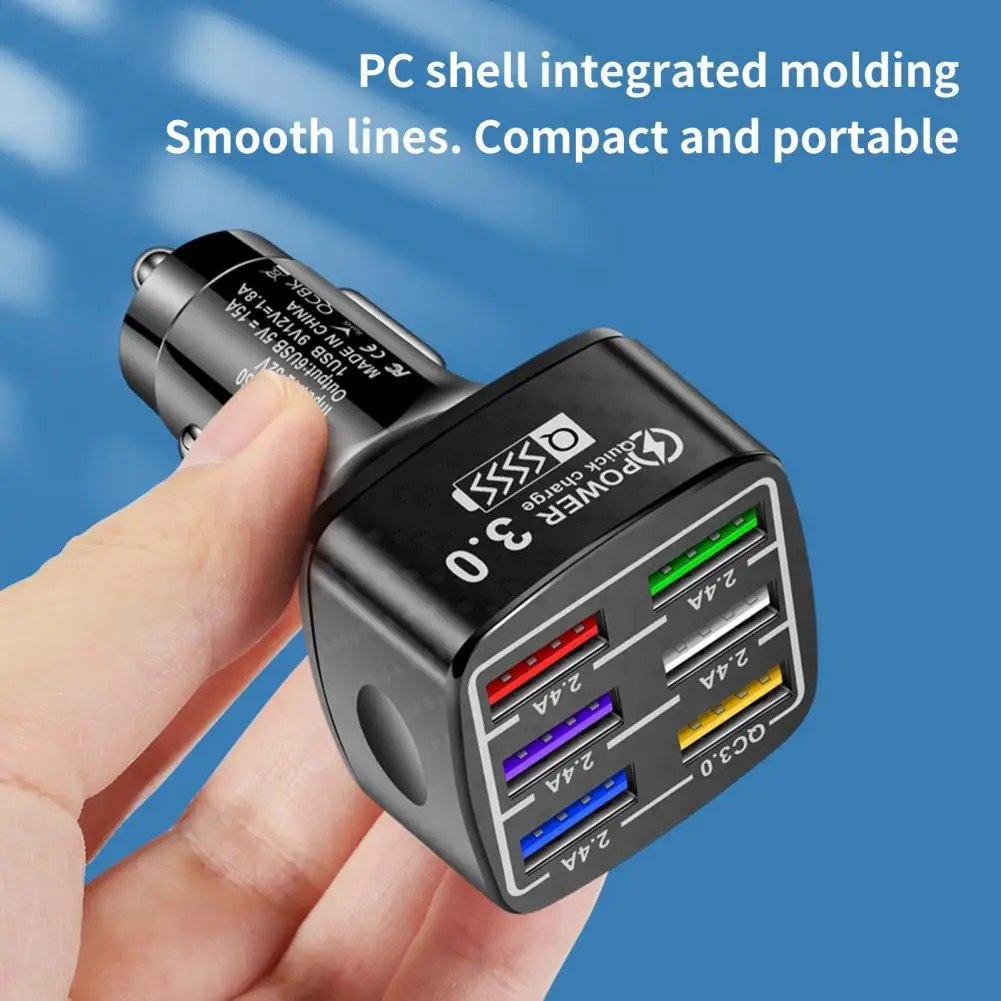 

Высококачественное Термостойкое быстрое зарядное устройство QC3.0, USB-порты, быстрое зарядное устройство, адаптер питания для грузовика, автомобильного зарядного устройства, гнездо для автомобильной сигареты