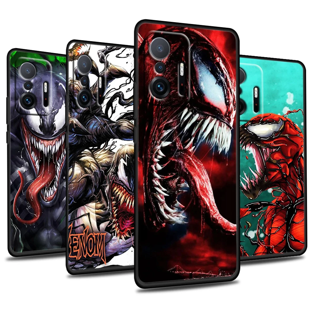 

Avengers Marvel Venom cool For Xiaomi Mi 11 10 Ultra 11T 10T Note10 Pro Lite 11i 10i 10S 5G Soft TPU Black Phone Case Cover