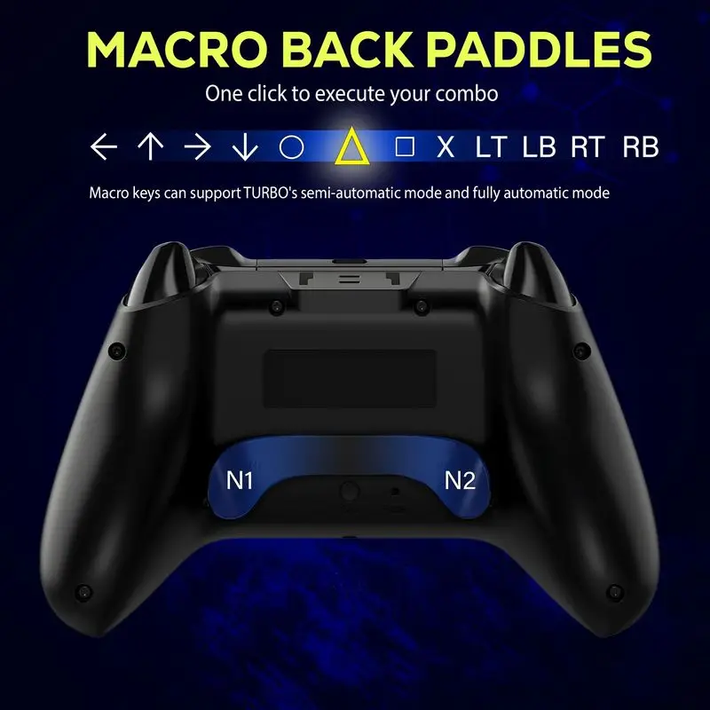 Беспроводной контроллер QRD Spark N5 Forps5 Ps4 Ps3 Ios Android ПК с эффектом Холла 9-цветные