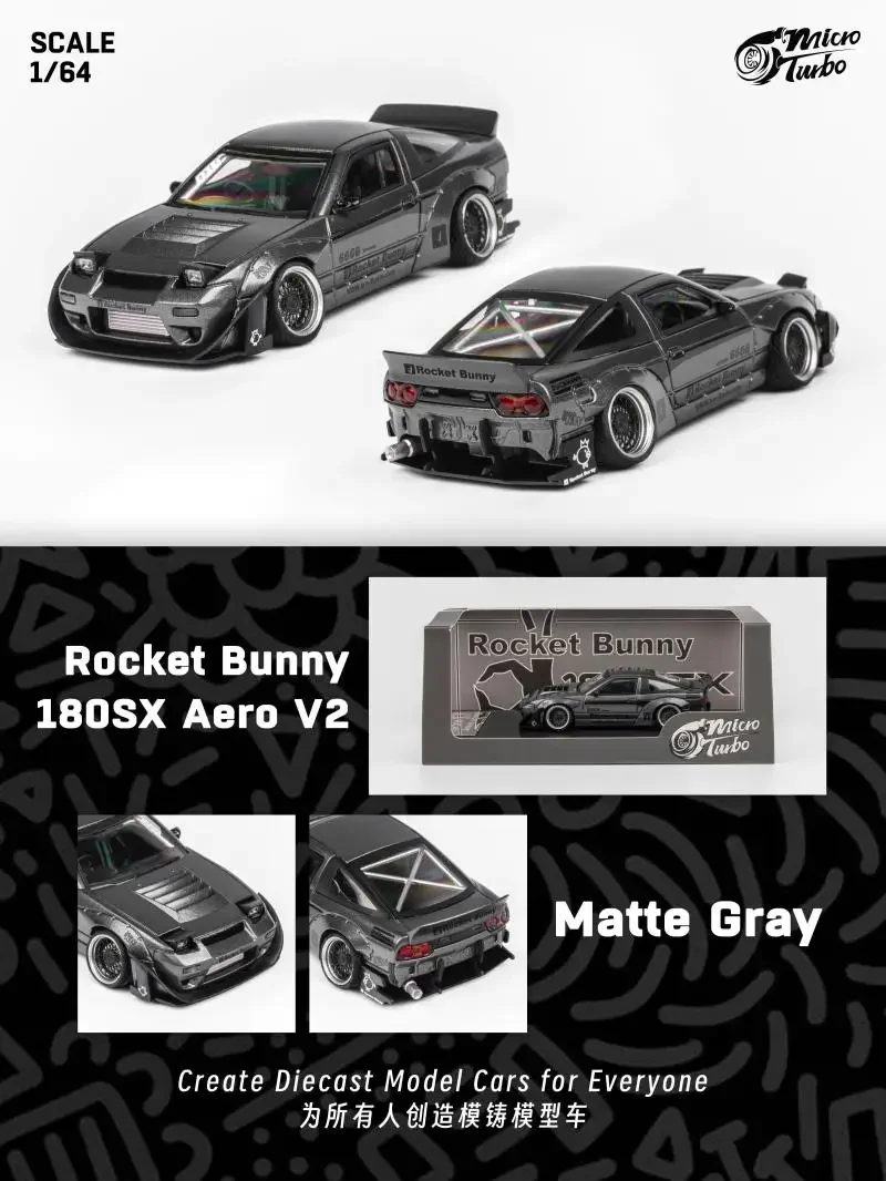 В наличии MicroTurbo 1:64 180 SX Rocket Rabbit из матового ясеня сплава