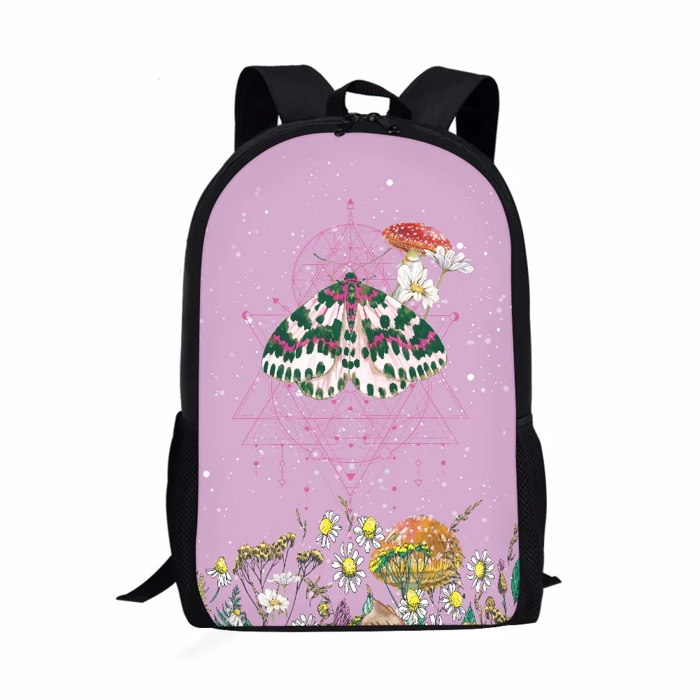Colorful Flower Butterfly Design Girls School Bags Large Capacity Mochila Femenina Premium Children Backpack Gift Free Shipping