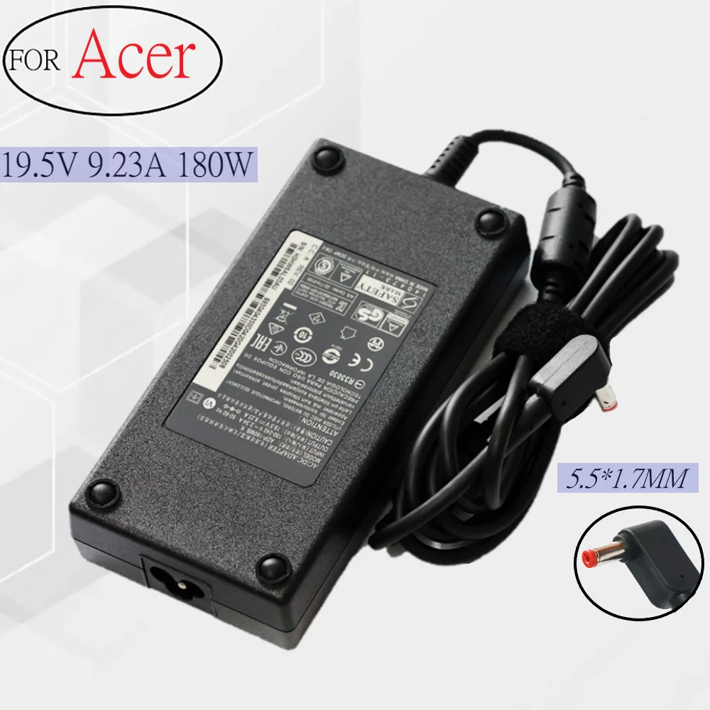 Оригинал для ноутбука ACER 19 5 в 180 А Вт адаптер переменного тока зарядки Aspire V15 -