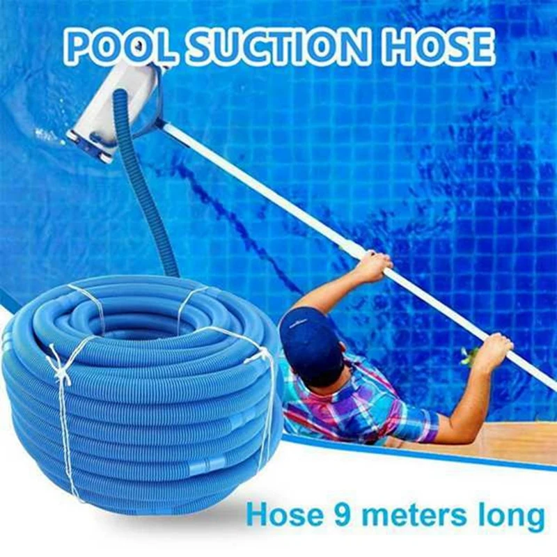 9M Swimming Pool Vacuum Cleaner Hose Suction Swimming Replacement Pipe Pool Cleaner Tool Swimming Pool Cleaning Hose