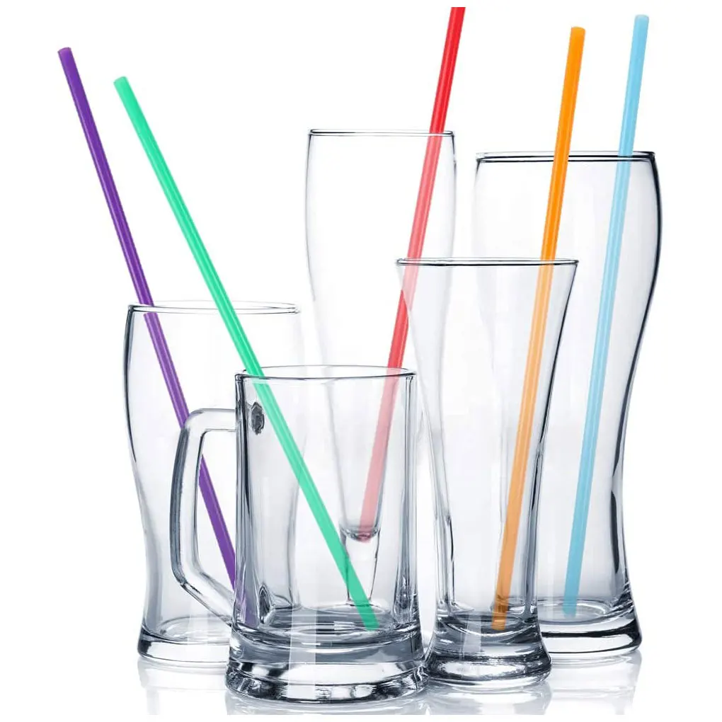 

Соломинки Пластиковые Моющиеся Многоразовые для питья, 100 шт.