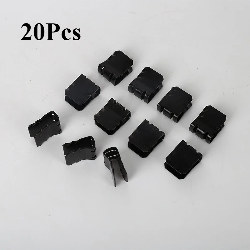 20 шт. U-образные зажимы для переднего крыла автомобиля, комплект зажимов для защиты двигателя, пряжка для авто, мотоциклов, грузовиков, крепеж для брызговика