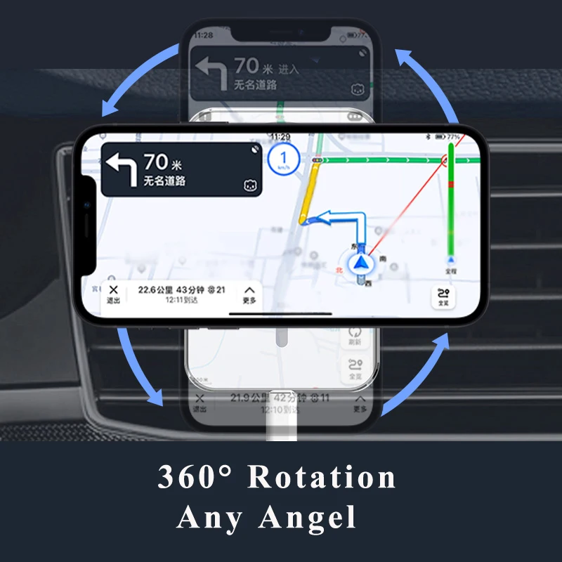 

2022 New 15W QI Fast Magnetic Wireless Chargers for iPhone 13 12 11 Pro Max Car Phone Holder Charging for Samsung