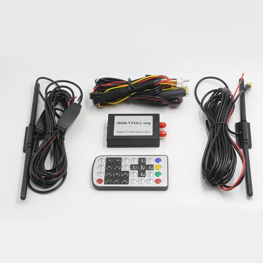 

Автомобильная ТВ-приставка ISDB-T full seg 1-seg Авто переключатель ТВ-тюнер HD CVBS выход для автомобиля грузовика в автомобиле DC 9V ~ 35V высокая чувствительность