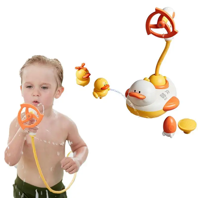 

Электрическая игрушка для ванны с распылителем воды, Детские Игрушки для ванны, распылители для утки, Детские Игрушки для ванны, игрушечная ...