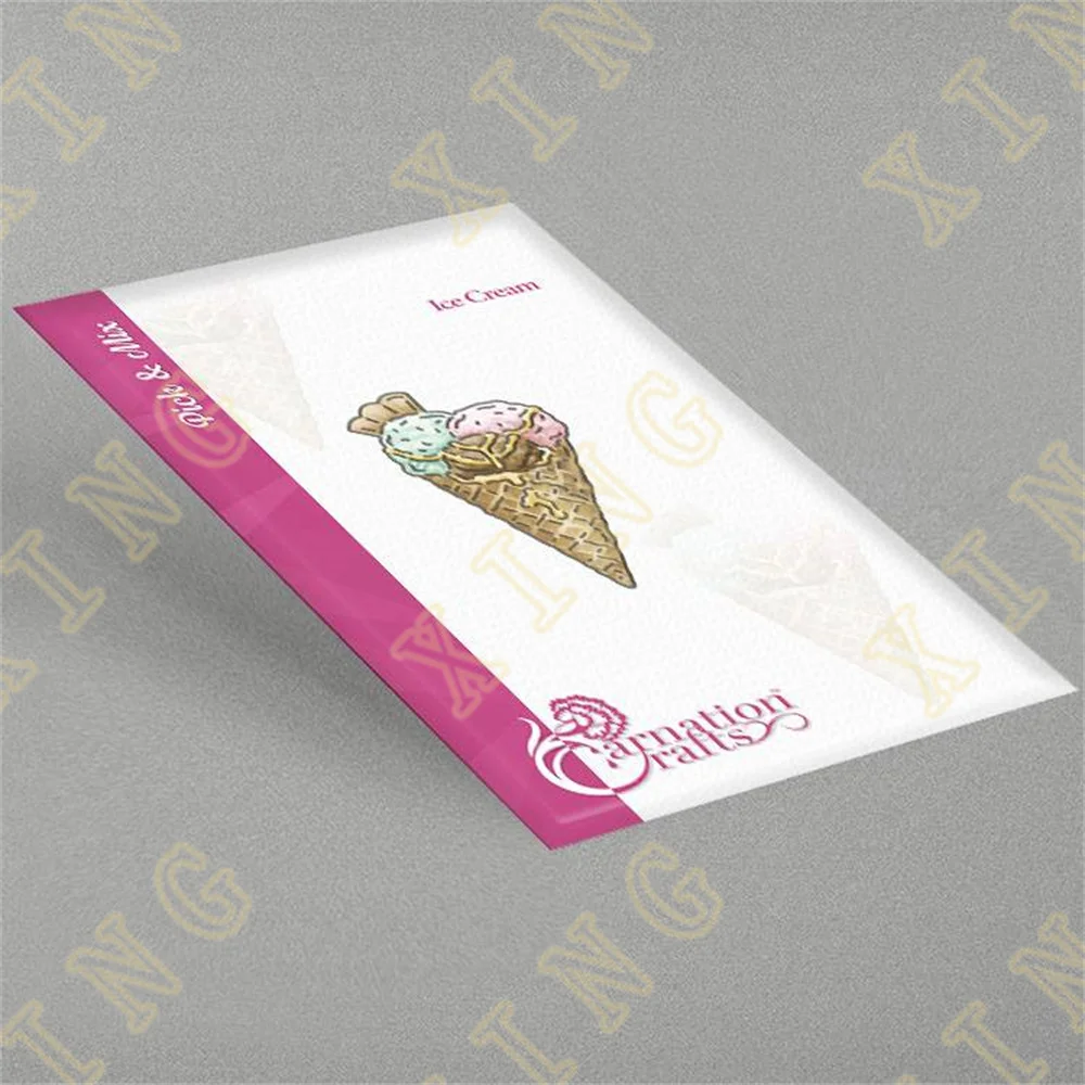 

Ice Cream 2022 New Arrival Metal Cutting Dies Scrapbook Diary Decoration Stencil Embossing Template Diy Greeting Card Handmade