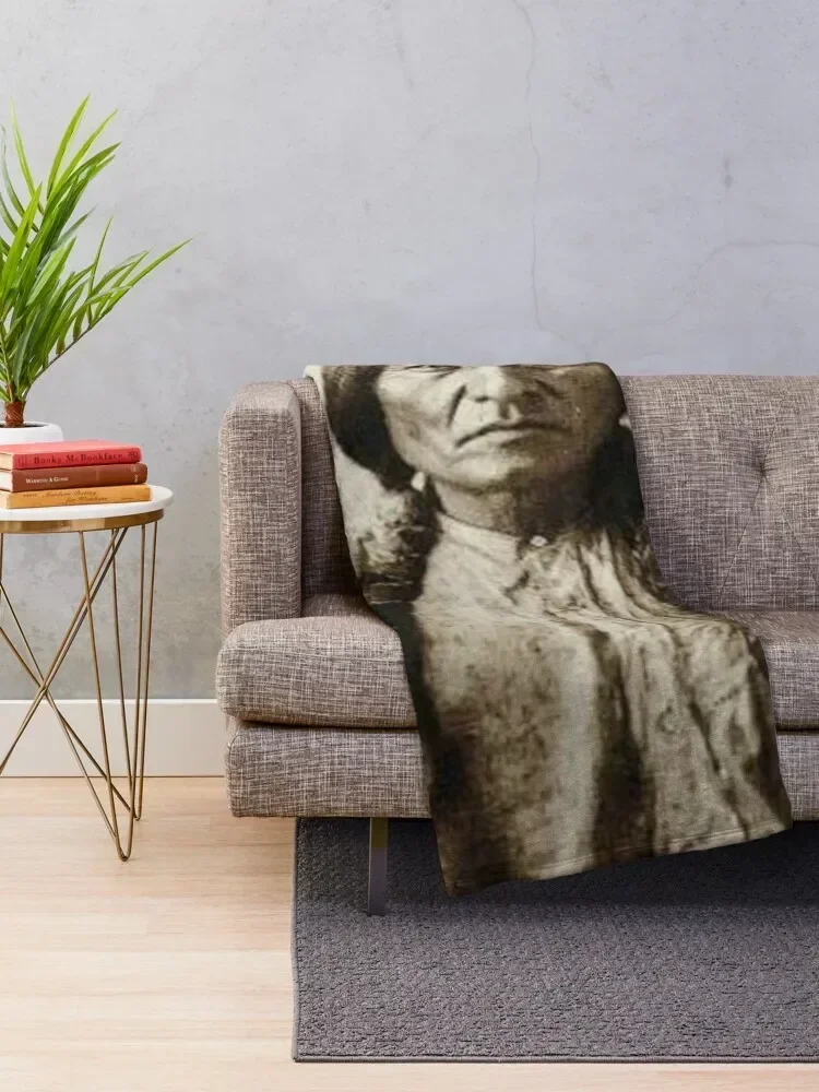 Сидящий Бик - Одеяло Hunkpapa Lakota большое одеяло в стиле аниме