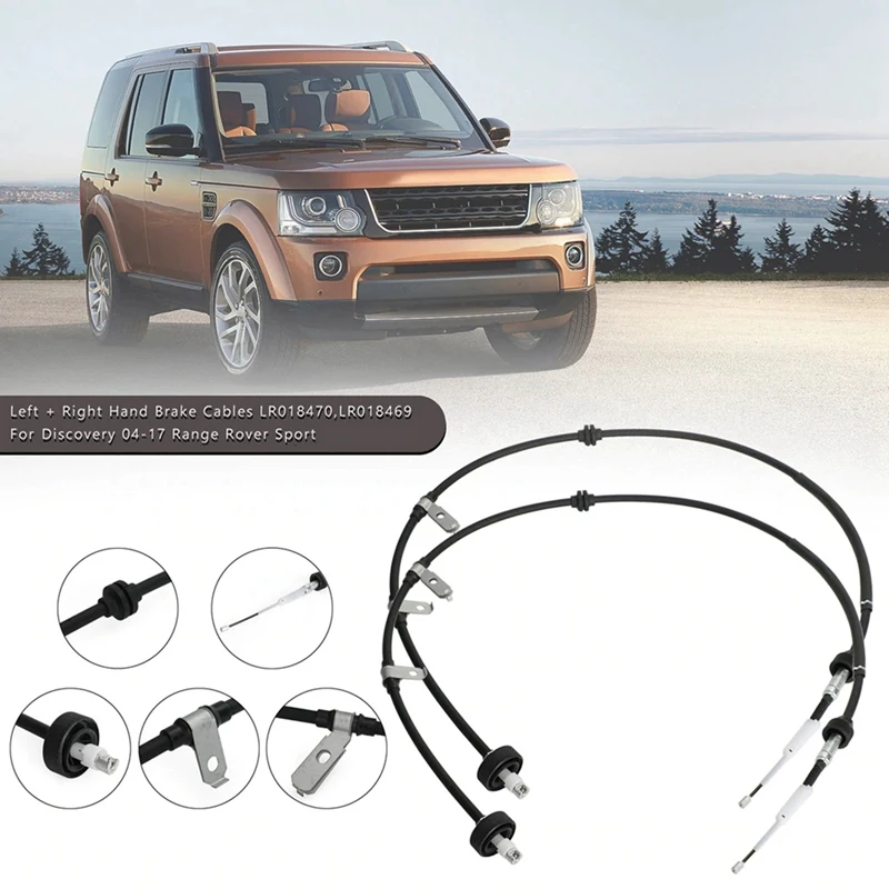 1-парный трос ручного тормоза LR 018469 Для Land Rover Discovery MK III IV 2.7 4.0 4.4 3.0 Range Sport 2.7D 3.0D 3.6D