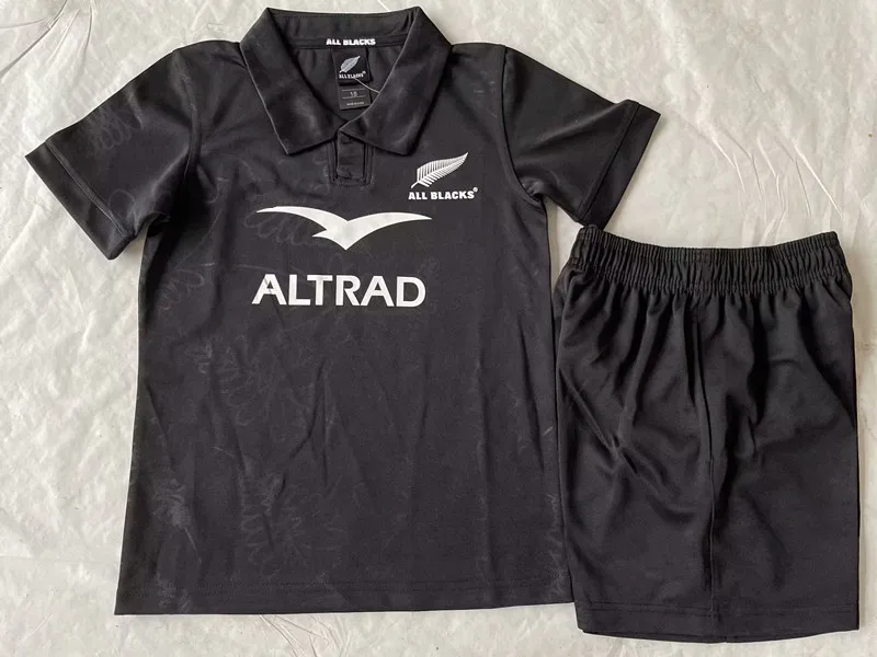 

2023 New Zealand All Blacks Mini Kit Jersey Set JERSEY TODDLER KIDS KIT JERSEY size :16--26