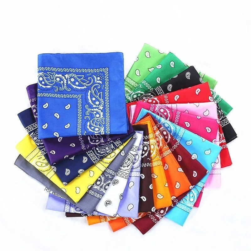 

Unisex Bandana Square Scarf Neck Scarf Wrist Wrap Print Headband Handkerchief Bicycle Neck Face Mask Sport Headband Hiking Scarf